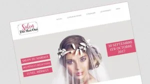 Un site pour un salon du mariage !